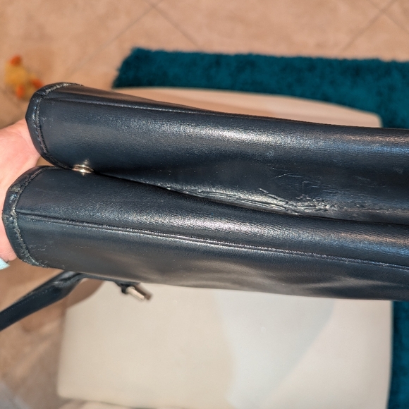 Longchamp Black Leather tote - Picture 8 of 15